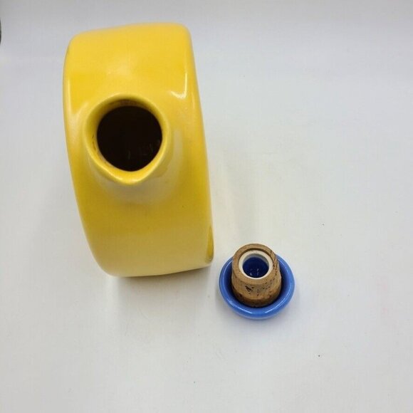MCM Ceramic Refrigerator Pitcher Stopper Yellow Fiesta Oxford Ware Dish Lot 2 - Picture 6 of 10